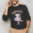 Dancolotl Ballerina Axolotl Ballet Dance Teacher Unisex Long Sleeve T-Shirt, funny gift Dancolotl Ballerina Axolotl Ballet Dance Teacher Unisex Long Sleeve T-Shirt, funny gift