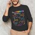Dear Student Behind Me Teacher Appreciation Back To School Unisex Long Sleeve T-Shirt, funny gift Dear Student Behind Me Teacher Appreciation Back To School Unisex Long Sleeve T-Shirt, funny gift