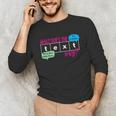 What Does The Text Say Text Evidence Reading Teacher For Men Women Unisex Long Sleeve T-Shirt, funny gift What Does The Text Say Text Evidence Reading Teacher For Men Women Unisex Long Sleeve T-Shirt, funny gift