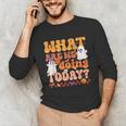 What Are We Doing Today Halloween PE Spooky Teacher Unisex Long Sleeve T-Shirt, funny gift What Are We Doing Today Halloween PE Spooky Teacher Unisex Long Sleeve T-Shirt, funny gift