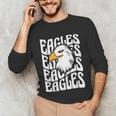 Eagles School Sports Fan Team Spirit Teacher Parent Student Unisex Long Sleeve T-Shirt, funny gift