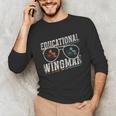 Educational Wingman Assisting Teacher Teaching Assistant Unisex Long Sleeve T-Shirt, funny gift