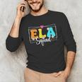 ELA Squad Teacher Back To School English Language Arts Unisex Long Sleeve T-Shirt, funny gift