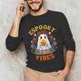 Espooky Vibes Spanish Mexican Halloween Ghost Teachers Unisex Long Sleeve T-Shirt, funny gift Espooky Vibes Spanish Mexican Halloween Ghost Teachers Unisex Long Sleeve T-Shirt, funny gift