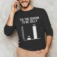 Fa La 8 Math Pun Math Teacher Christmas Unisex Long Sleeve T-Shirt, funny gift
