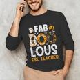 Faboolous ESL ESOL Teacher Spooky Teacher Halloween Costume For Men Women Unisex Long Sleeve T-Shirt, funny gift