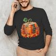 Fall Book Autumn Reading Teacher Halloween Pumpkin Season Unisex Long Sleeve T-Shirt, funny gift
