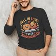 Fall In Love With Kindergarten Autumn Kindergarten Teacher Unisex Long Sleeve T-Shirt, funny gift Fall In Love With Kindergarten Autumn Kindergarten Teacher Unisex Long Sleeve T-Shirt, funny gift