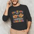 Fall In Love With Learning Autumn Fall Season Teacher Unisex Long Sleeve T-Shirt, funny gift Fall In Love With Learning Autumn Fall Season Teacher Unisex Long Sleeve T-Shirt, funny gift