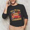 Fall In Love With Learning Pumpkin Thanksgiving Teacher Fall Unisex Long Sleeve T-Shirt, funny gift Fall In Love With Learning Pumpkin Thanksgiving Teacher Fall Unisex Long Sleeve T-Shirt, funny gift