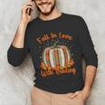 Fall In Love With Reading Pumpkin Autumn Librarians Teacher Unisex Long Sleeve T-Shirt, funny gift Fall In Love With Reading Pumpkin Autumn Librarians Teacher Unisex Long Sleeve T-Shirt, funny gift