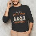 Are You Fall-O-Ween Directions Halloween TeacherGhost Book Unisex Long Sleeve T-Shirt, funny gift