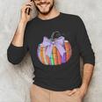 Fall Pumpkin Books Lover Halloween Teacher Teaching Staff Unisex Long Sleeve T-Shirt, funny gift
