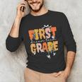 First Grade Dream Retro Team Fall Halloween Spooky Teachers Unisex Long Sleeve T-Shirt, funny gift First Grade Dream Retro Team Fall Halloween Spooky Teachers Unisex Long Sleeve T-Shirt, funny gift