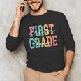 First Grade Dream Team Back To School 1st Grade Teacher Unisex Long Sleeve T-Shirt, funny gift