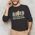 First Grade Rocks Teachers Back To School ABCD Rock Students Unisex Long Sleeve T-Shirt, funny gift First Grade Rocks Teachers Back To School ABCD Rock Students Unisex Long Sleeve T-Shirt, funny gift
