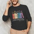 Floral Books Never Underestimate A Public School Teacher Unisex Long Sleeve T-Shirt, funny gift Floral Books Never Underestimate A Public School Teacher Unisex Long Sleeve T-Shirt, funny gift