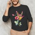 Flower American Sign Language ASL Teacher Teaching Deaf Unisex Long Sleeve T-Shirt, funny gift Flower American Sign Language ASL Teacher Teaching Deaf Unisex Long Sleeve T-Shirt, funny gift