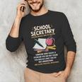Front Office Teacher Admin Meaning School Secretary Unisex Long Sleeve T-Shirt, funny gift Front Office Teacher Admin Meaning School Secretary Unisex Long Sleeve T-Shirt, funny gift