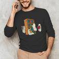 Ghosts Reading Books Teacher Halloween Librarian Boooks Unisex Long Sleeve T-Shirt, funny gift Ghosts Reading Books Teacher Halloween Librarian Boooks Unisex Long Sleeve T-Shirt, funny gift