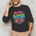 In My Glowing Teacher Era Groovy Colorful Bright Unisex Long Sleeve T-Shirt, funny gift
