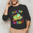 Groovy Field Trip Anyone Happy Field Day For Teachers Kids Unisex Long Sleeve T-Shirt, funny gift Groovy Field Trip Anyone Happy Field Day For Teachers Kids Unisex Long Sleeve T-Shirt, funny gift