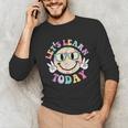Groovy Retro Lets Learn Today Teacher Student Back To School Unisex Long Sleeve T-Shirt, funny gift Groovy Retro Lets Learn Today Teacher Student Back To School Unisex Long Sleeve T-Shirt, funny gift