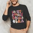 Groovy In My Spooky Teacher Era Halloween Party Boo Unisex Long Sleeve T-Shirt, funny gift