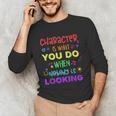 Growth Mindset Teacher Positive Message Inspirational Quote Unisex Long Sleeve T-Shirt, funny gift