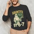 Halloween Costume Haunted By 67 Ghost Math Teacher Professor Unisex Long Sleeve T-Shirt, funny gift
