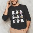 Halloween Ghost Speech Therapy SLP Fall Teacher Tee Unisex Long Sleeve T-Shirt, funny gift