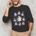 Halloween PE Teacher Ghost Playing Sports Physical Education Unisex Long Sleeve T-Shirt, funny gift