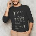 Halloween Skeleton Math Fraction Teacher Men Women Unisex Long Sleeve T-Shirt, funny gift