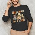 Halloween SLP Sped Teacher Groovy Inclusion Isn't Scary Unisex Long Sleeve T-Shirt, funny gift