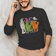 Halloween SPED Teacher Boo In ASL Boo Hands Sign Language Unisex Long Sleeve T-Shirt, funny gift