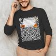 Halloween Teacher Composition Book Notebook Matching Group Unisex Long Sleeve T-Shirt, funny gift Halloween Teacher Composition Book Notebook Matching Group Unisex Long Sleeve T-Shirt, funny gift