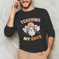 Halloween Teacher Teaching My Boos Costume Teacher Men Women Unisex Long Sleeve T-Shirt, funny gift