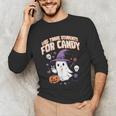 Halloween Teacher Trade Students For Candy Costume Women Unisex Long Sleeve T-Shirt, funny gift
