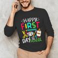 Happy First Day Of School Teacher Back To School Student Unisex Long Sleeve T-Shirt, funny gift Happy First Day Of School Teacher Back To School Student Unisex Long Sleeve T-Shirt, funny gift