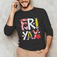 Happy Fri-Yay Teacher Back To School Friday Lovers Unisex Long Sleeve T-Shirt, funny gift Happy Fri-Yay Teacher Back To School Friday Lovers Unisex Long Sleeve T-Shirt, funny gift