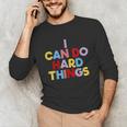 I Can Do Hard Things Teacher Inspiration Do Hard Things Unisex Long Sleeve T-Shirt, funny gift I Can Do Hard Things Teacher Inspiration Do Hard Things Unisex Long Sleeve T-Shirt, funny gift