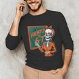 Haunted By 6-7 Six Seven 67 Math Teacher Halloween Skeleton Unisex Long Sleeve T-Shirt, funny gift