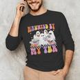 Haunted By My TBR Cute Ghosts Book Reading Teacher Halloween Unisex Long Sleeve T-Shirt, funny gift Haunted By My TBR Cute Ghosts Book Reading Teacher Halloween Unisex Long Sleeve T-Shirt, funny gift