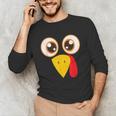 Hilarious Turkey Halloween Thanksgiving Teacher Nurse Unisex Long Sleeve T-Shirt, funny gift