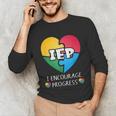 IEP I Encourage Progress Special Education School Teacher Unisex Long Sleeve T-Shirt, funny gift