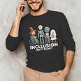 Inclusion Isn't Scary SLP Halloween Costume Sped Teacher Unisex Long Sleeve T-Shirt, funny gift