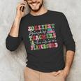 Jolliest Bunch Of Teachers This Side Of The Playground X-Mas Unisex Long Sleeve T-Shirt, funny gift Jolliest Bunch Of Teachers This Side Of The Playground X-Mas Unisex Long Sleeve T-Shirt, funny gift