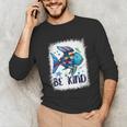 Be Kind Rainbow Fish Teacher Life Back To School Teaching Men Women Unisex Long Sleeve T-Shirt, funny gift