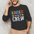 Kinder Crew Shirt Kindergarten Boy Girl Student Teacher Unisex Long Sleeve T-Shirt, funny gift Kinder Crew Shirt Kindergarten Boy Girl Student Teacher Unisex Long Sleeve T-Shirt, funny gift