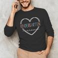 Kindergarten Crew Kinder Crew Teacher Squad Team Preschool Unisex Long Sleeve T-Shirt, funny gift Kindergarten Crew Kinder Crew Teacher Squad Team Preschool Unisex Long Sleeve T-Shirt, funny gift
